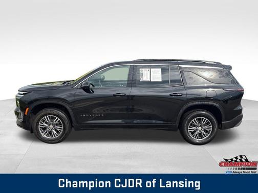 Black Metallic 2024 Chevrolet Traverse LT