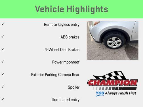 Classic Silver Metallic 2014 Toyota RAV4 XLE