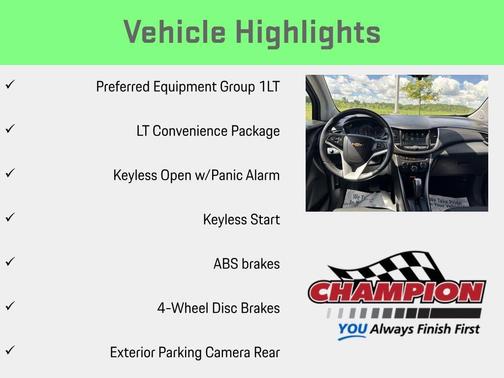 Black Metallic 2019 Chevrolet Trax LT
