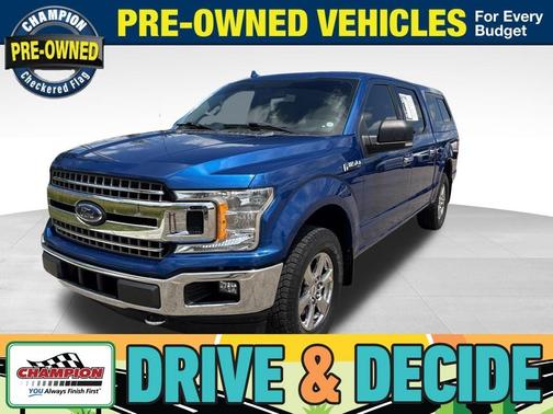 Blue 2018 Ford F-150
