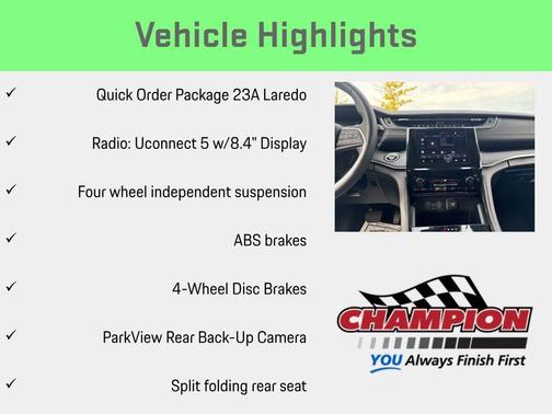 Diamond Black 2023 Jeep Grand Cherokee L Laredo