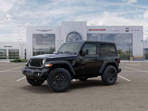 Black 2026 Jeep Wrangler Sport