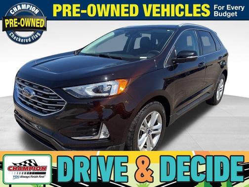 Black 2020 Ford Edge SEL
