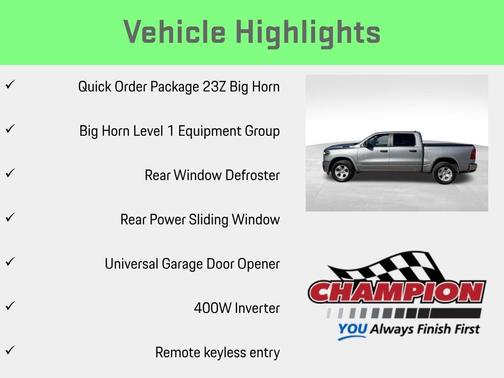 2025 RAM 1500 Big Horn/Lone Star