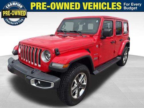 Firecracker Red Clearcoat 2020 Jeep Wrangler Unlimited Sahara