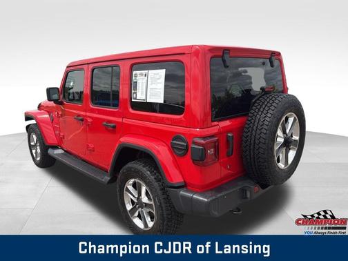 Firecracker Red Clearcoat 2020 Jeep Wrangler Unlimited Sahara