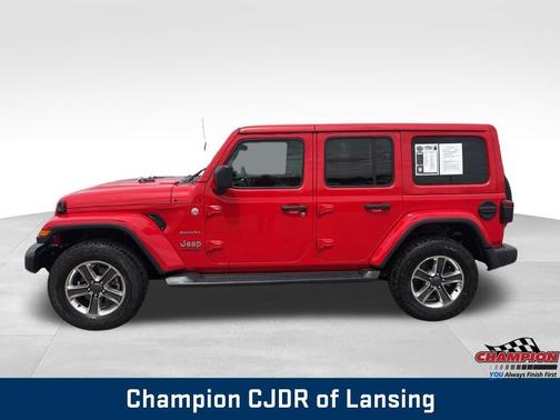 Firecracker Red Clearcoat 2020 Jeep Wrangler Unlimited Sahara