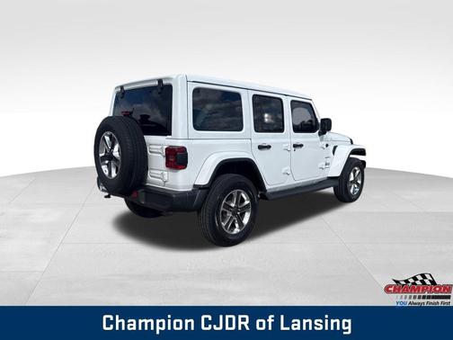 Bright White Clearcoat 2023 Jeep Wrangler Sahara