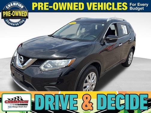 Super Black 2015 Nissan Rogue S