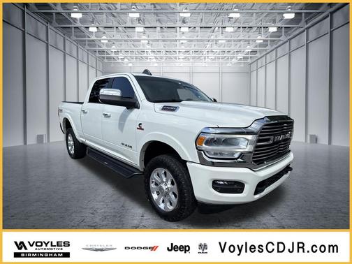 Pearl White 2021 RAM 2500 Laramie Crew Cab 4x4 6'4' Box