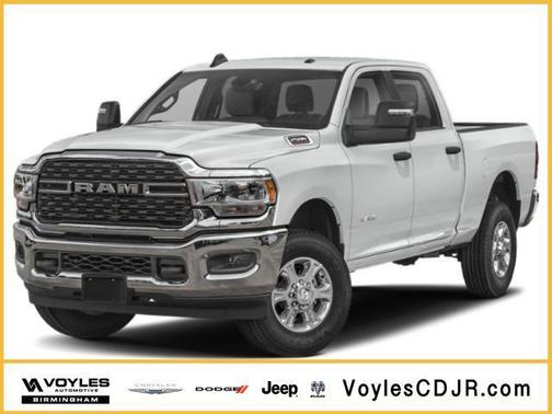 Bright White Clearcoat 2023 RAM 2500 Laramie Crew Cab 4x4 6'4' Box