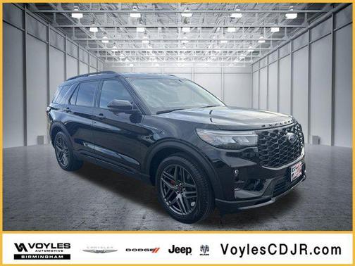 Agate Black Metallic 2025 Ford Explorer ST