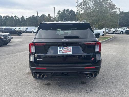 Agate Black Metallic 2025 Ford Explorer ST