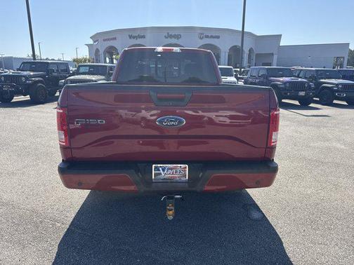 Red 2017 Ford F-150 XLT