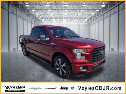 Red 2017 Ford F-150 XLT