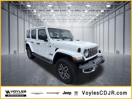 White 2026 Jeep Wrangler 4-Door Sahara 4x4