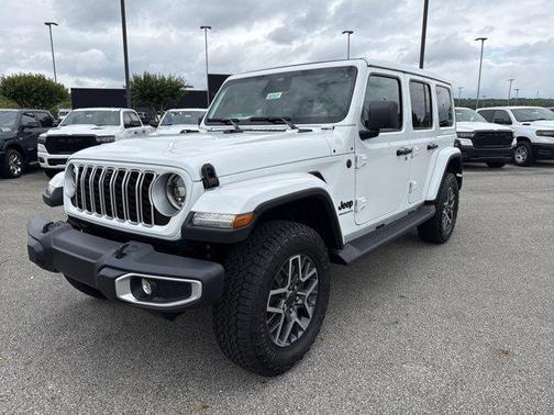 White 2026 Jeep Wrangler 4-Door Sahara 4x4