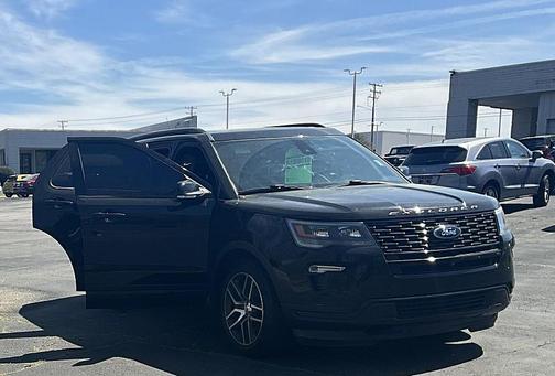 Shadow Black 2018 Ford Explorer Sport
