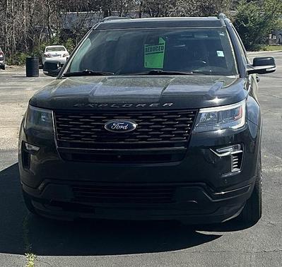 Shadow Black 2018 Ford Explorer Sport