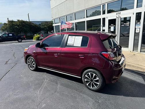 Wine Red Metallic 2024 Mitsubishi Mirage ES