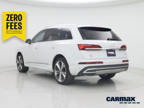 White 2022 Audi Q7 Premium Plus
