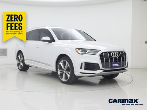 White 2022 Audi Q7 Premium Plus