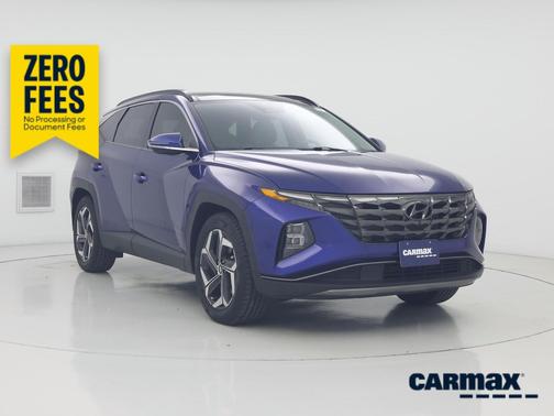 Blue 2022 Hyundai TUCSON Limited