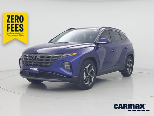 Blue 2022 Hyundai TUCSON Limited