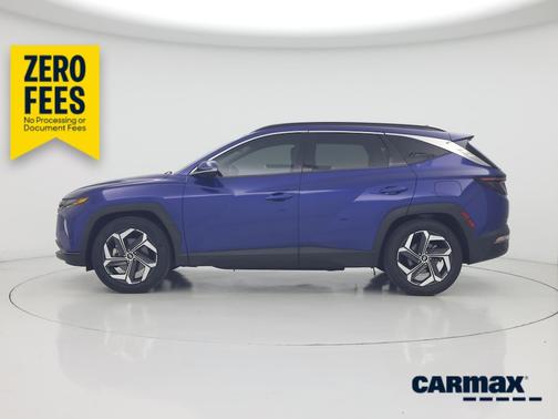 Blue 2022 Hyundai TUCSON Limited