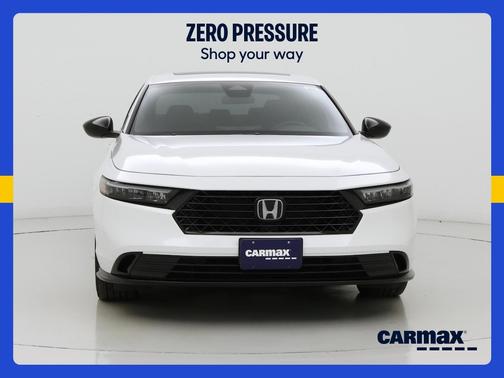 White 2025 Honda Accord Hybrid Sport-L