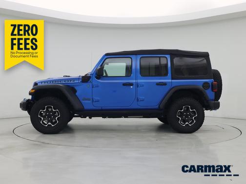 Blue 2022 Jeep Wrangler Unlimited 4xe Unlimited Rubicon