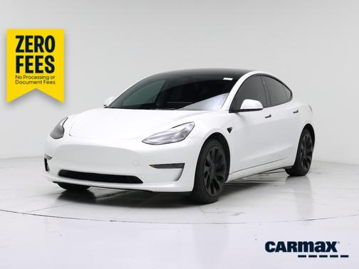 White 2023 Tesla Model 3 Long Range