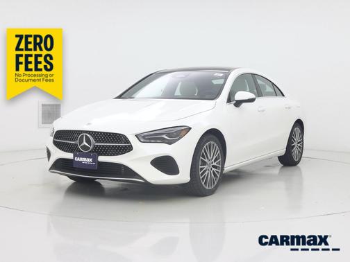 White 2025 Mercedes-Benz CLA 250