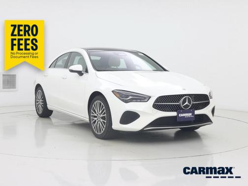 White 2025 Mercedes-Benz CLA 250