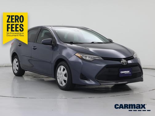 Blue 2017 Toyota Corolla LE