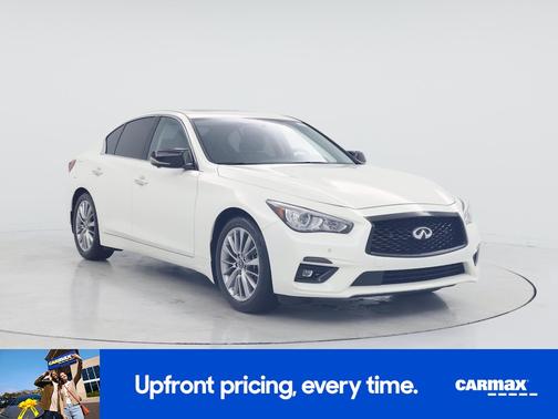 White 2022 INFINITI Q50 Luxe