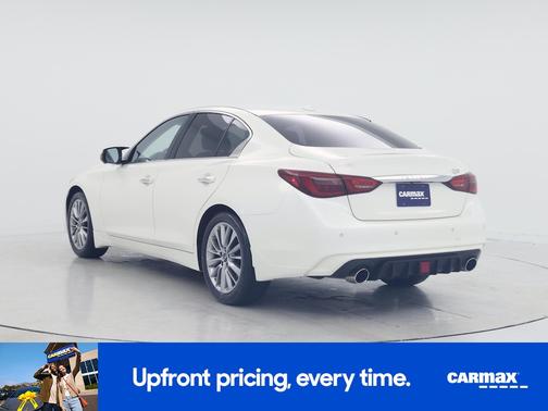 White 2022 INFINITI Q50 Luxe