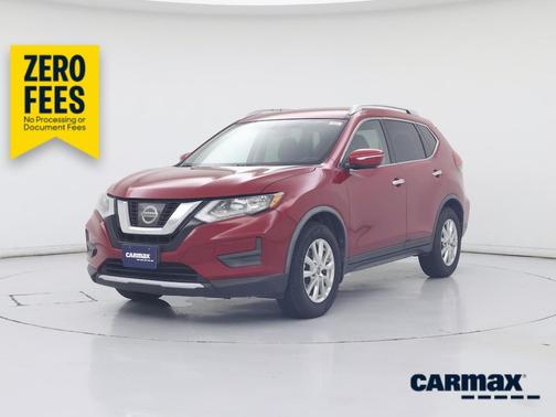 Red 2017 Nissan Rogue SV