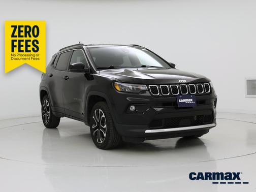 Black 2023 Jeep Compass Limited
