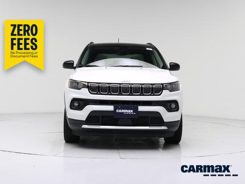 White 2022 Jeep Compass Limited