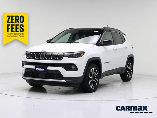 White 2022 Jeep Compass Limited