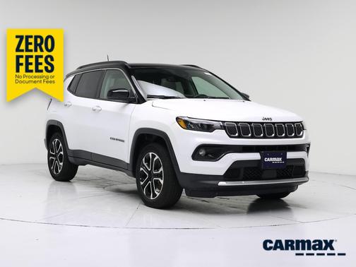 White 2022 Jeep Compass Limited