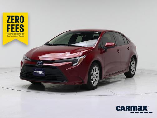 Red 2023 Toyota Corolla Hybrid LE