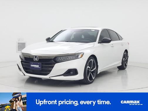 White 2021 Honda Accord Sport
