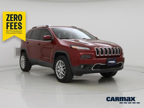 Red 2014 Jeep Cherokee Limited