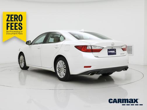White 2016 Lexus ES 350