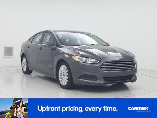 Gray 2015 Ford Fusion Hybrid SE