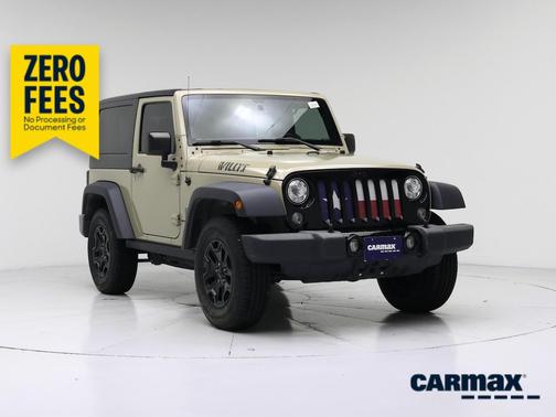 Tan 2018 Jeep Wrangler Willys Wheeler W