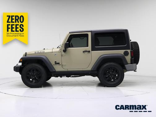 Tan 2018 Jeep Wrangler Willys Wheeler W