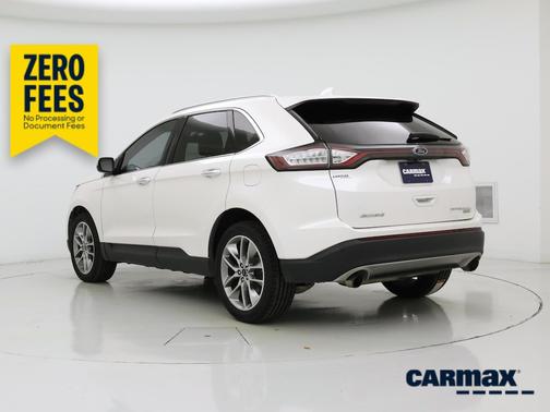 White 2017 Ford Edge Titanium